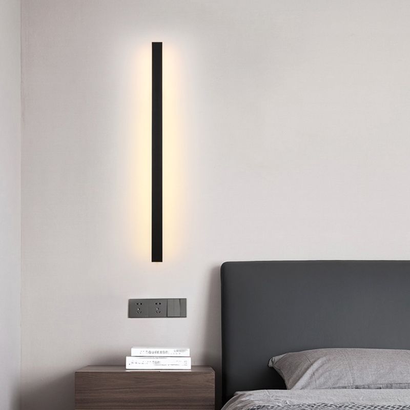 1 Light Metal Wall Light Modern Style Linear Shape Wall Sconce
