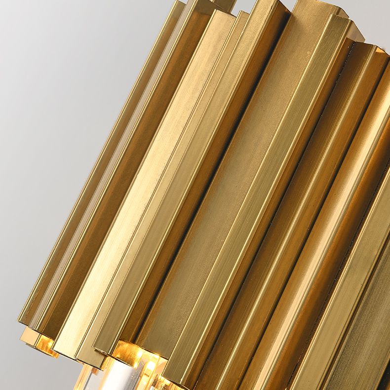 Postmoderne Flötenwandleuchter Metall 2-Licht