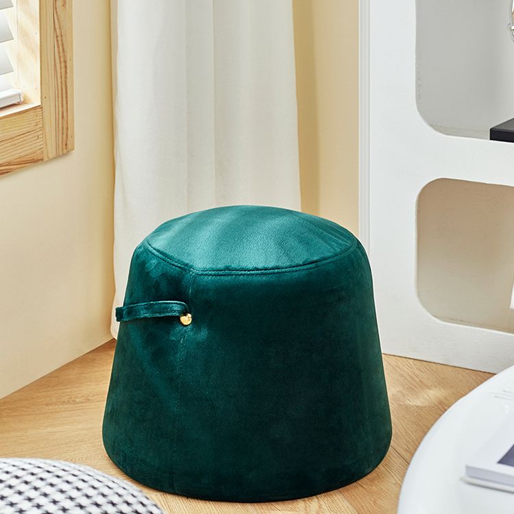 Fabric Standard Stool Modern Style Simple Household Round Footstool