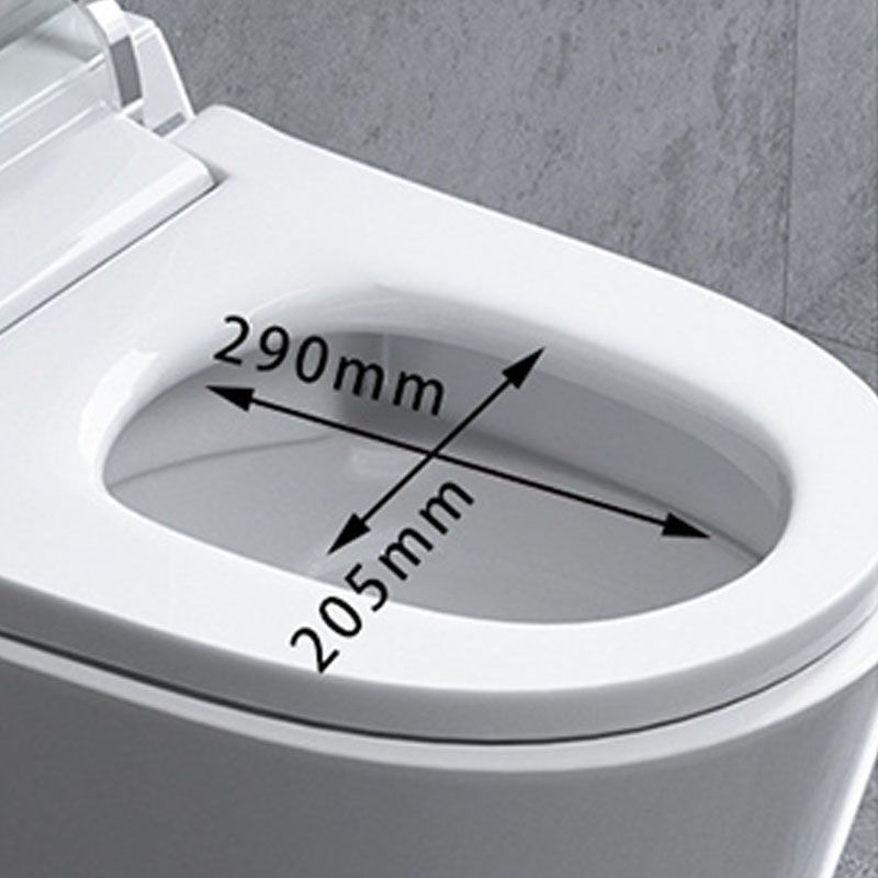Wall Mount Toilet All-In-One Foot Induction Toilet with Concealed Tank