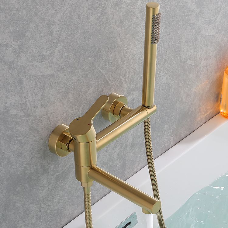Wall Mounted Bathroom Faucet Contemporary Style Swivel Bathroom Faucet