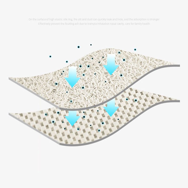 Round Blue Tone Simple Indoor Rug Polyester Floral Print Rug Non-Slip Backing Indoor Rug for Living Room