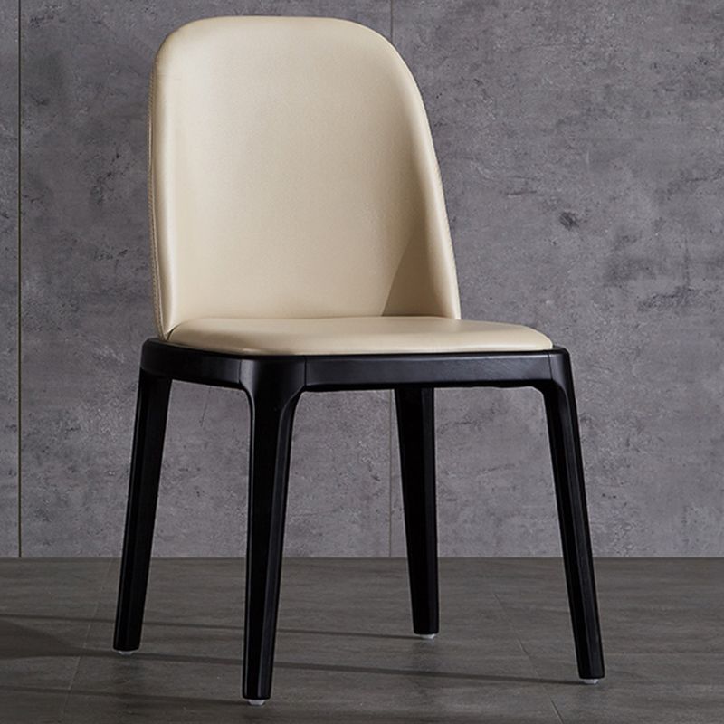 Ensemble de chaises en bois pour salle à manger et cuisine scandinave Glam, ensemble de chaises d'appoint à dossier solide