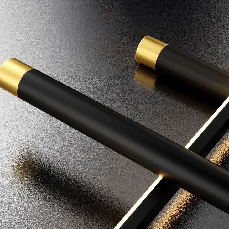 Blue New Modern LED Island Lighting Linear Clear Glass Chandelier Light Fixture for Dining Room