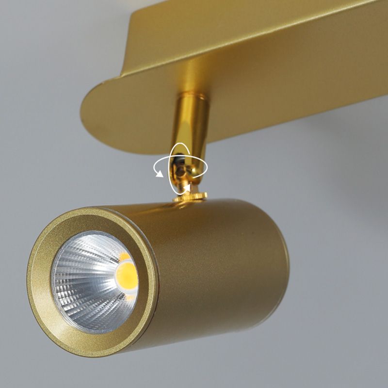 Diseño de Doble Doble Gold Luz Led Island Simplicidad contemporánea Cono Hanging Light para comedor