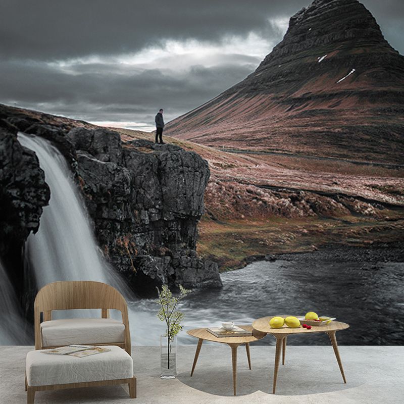 Decorative Photography Mural Wallpaper Mountains Indoor Wall Mural