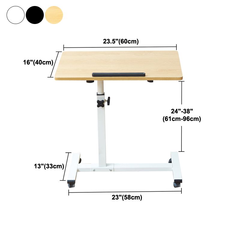 Modern Style Artificial Wood Desk Home Bedroom Adjustable Writing Desk