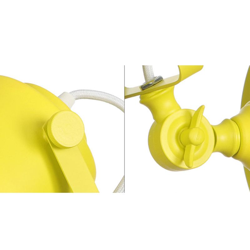 Simplicidad moderna Estilo de la lámpara de pared de macarrones Mango Diseño ajustable Ajuste de metal Luz de metal para dormitorio