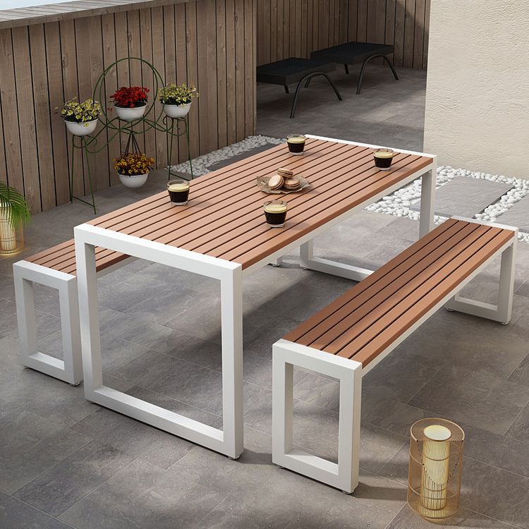Modern Reclaimed Wood Dining Table Set 1/5 Pieces Dining Set for Home Use
