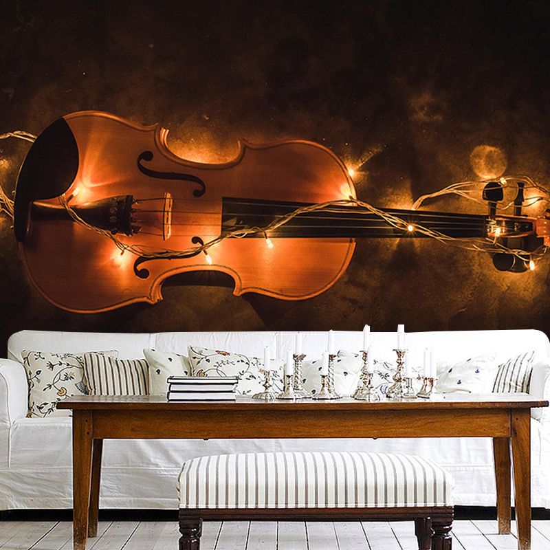 Modern Style Wall Mural Wallpaper Music Lovers Bedroom Wall Mural