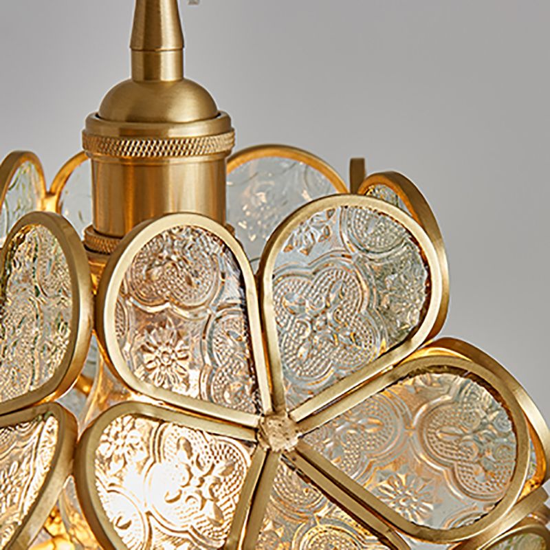 LED contemporain suspendu aux fleurs en forme de fleur