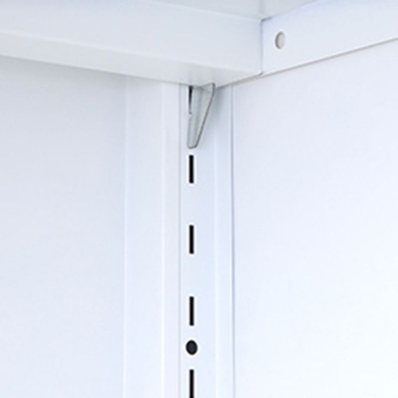 Modern Display Stand Steel Display Cabinet with Adjustable Interior Shelves