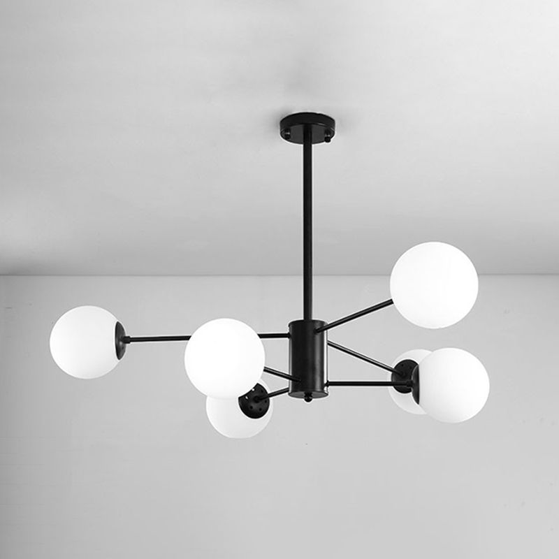 Globe kroonluchter verlichtingsarmaturen moderne multi-head suspensie hanger lampen