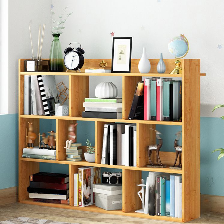 Wooden Bookcase Modern Style Minimalist Home Office Bookshelf