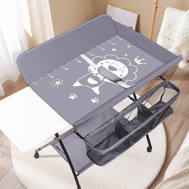 Folding Changing Table Modern Baby Changing Table with Basket