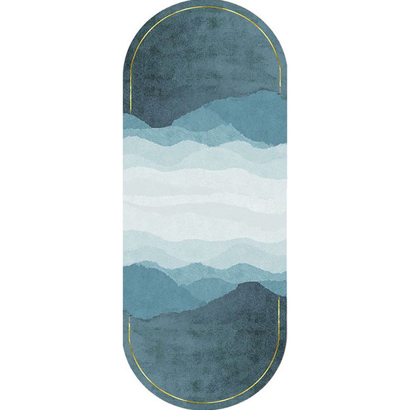 Casual Multi Color Chinese Rug Nylon Abstract Patterned Carpet Pet Friendly Stain-Resistant Indoor Rug for Living Room