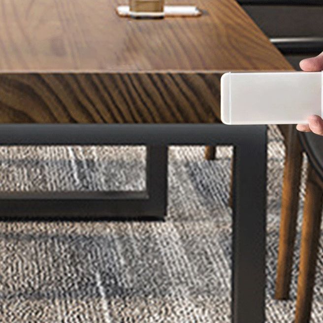 Modern 1/10 Pieces Dining Set Rectangle Pine Wood Dining Table for Cafe