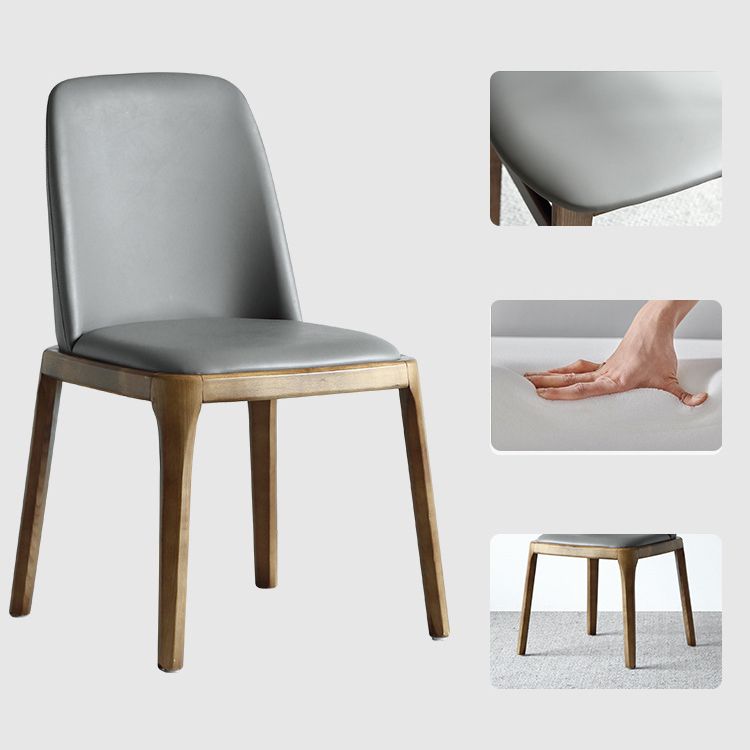 Modern Sintered Stone Top Dining Set Rectangle 1/3/4/5 Pieces Wooden Dining Room Table Set