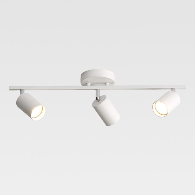 Luz LED de montaje en la pista de metal cilíndrico nórdico para la cocina y el dormitorio