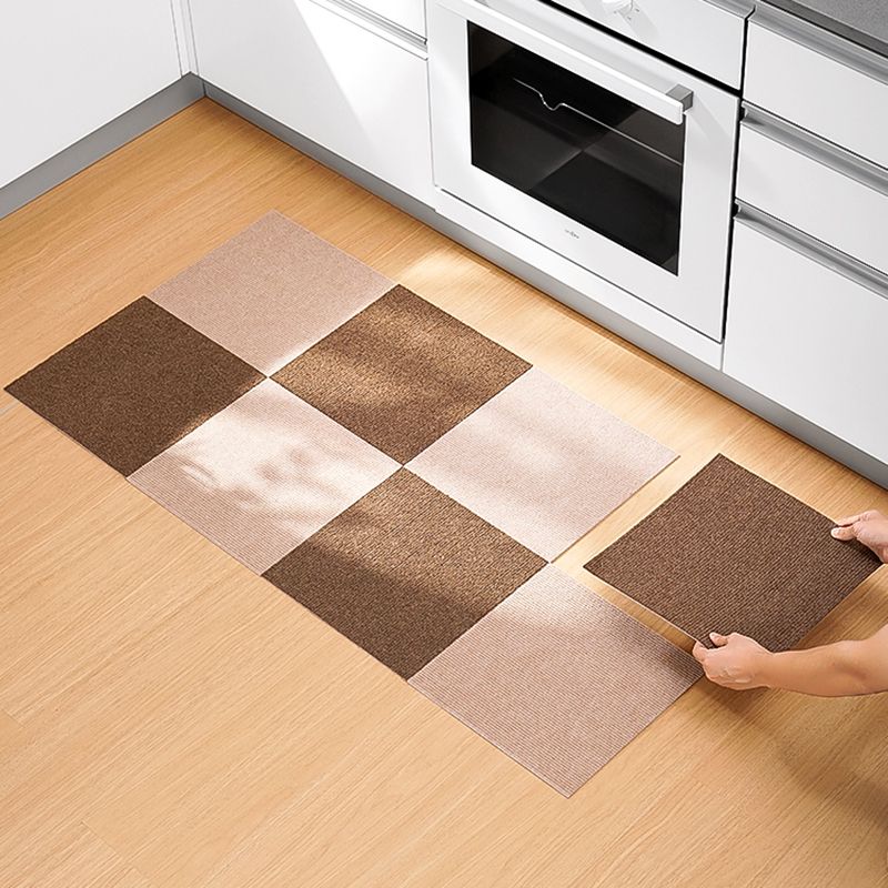 12" X 12" Carpet Tiles Self Peel and Stick Level Loop Non-Skid Bedroom