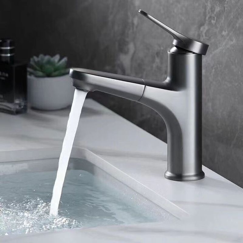 Basic Sink Faucet Brass Faucet Silver Centerset Lavatory Faucet