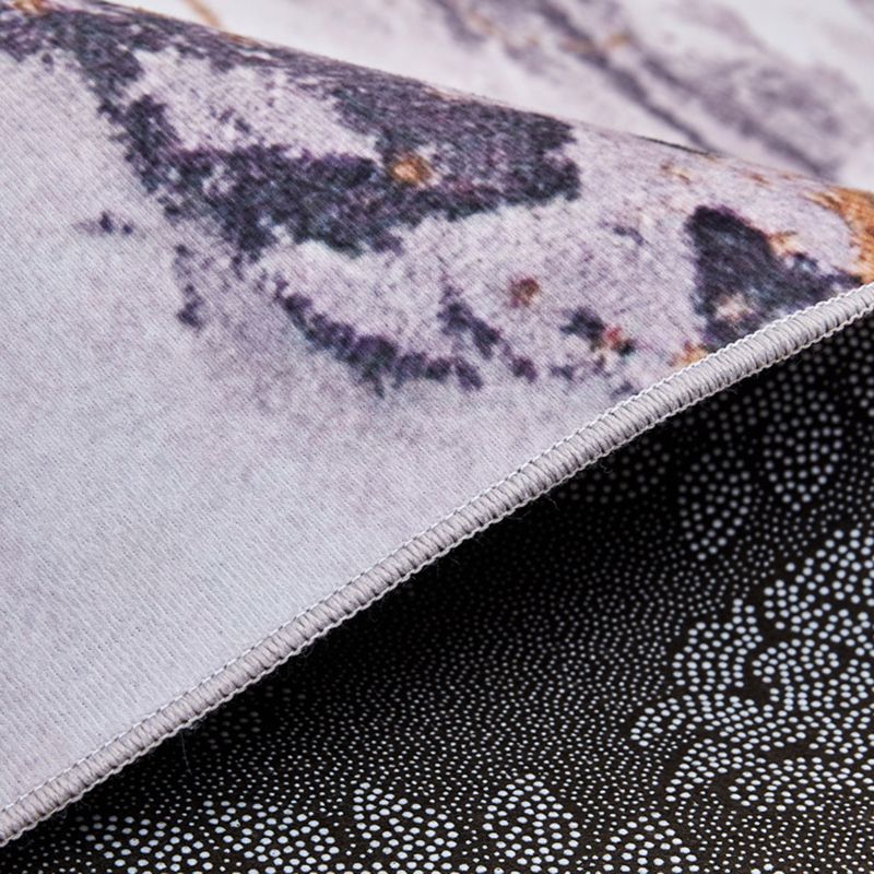 Leichter Luxus Teppich Polyester Farbblock Teppich Waschbar Teppich für Wohnkultur