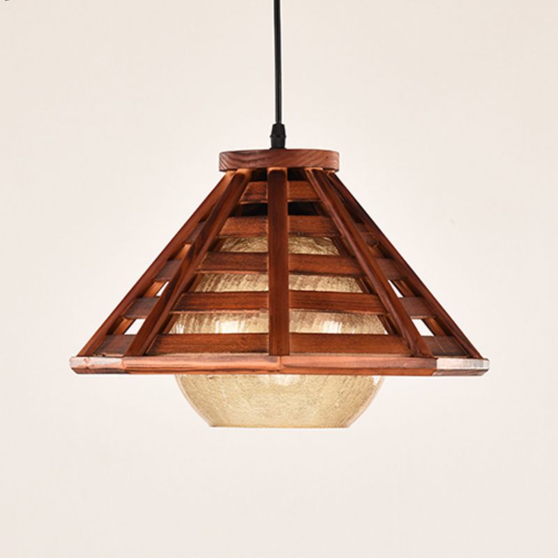 Assayage d'éclairage suspendu en bois moderne pour le café Room