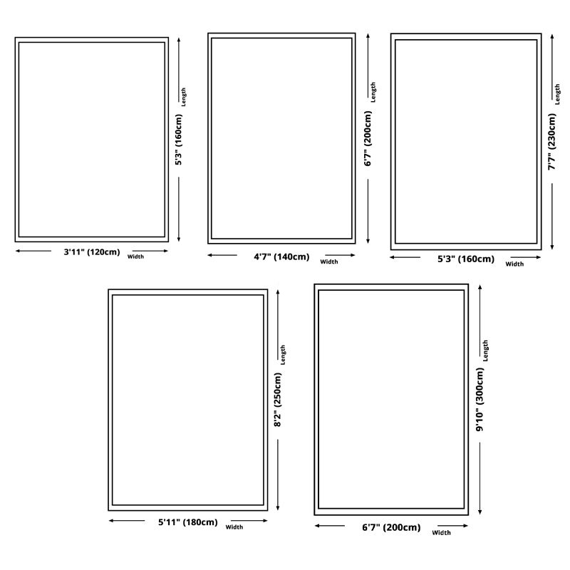 White Tone Simple Area Rug Polyester Abstract Lines Rug Non-Slip Backing Indoor Rug for Living Room