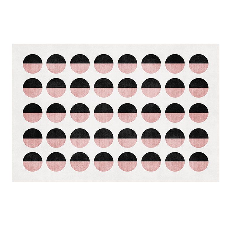 Green Living Room Area Rug Plaid Pattern Polyester Area Carpet Non-Slip Backing Rug