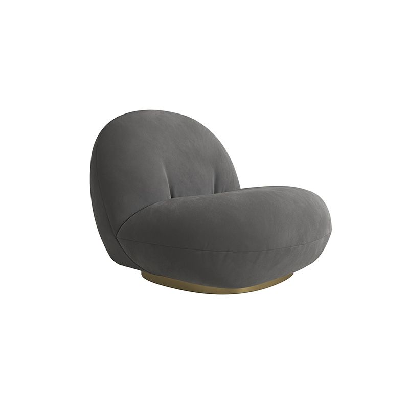 29.5"H Wool One Arm Sectionals Tight Back Scandinavian Sectionals