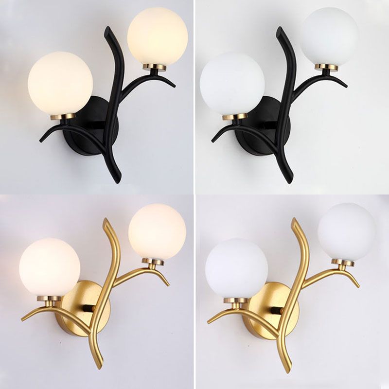 Bolas Glass Wall Plighting Lighting Nordic Style Wall Monte Lightsing para dormitorio