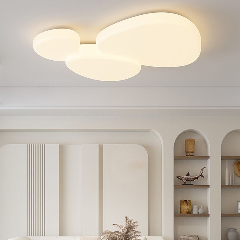 Acrylic Modern Interior LED Ceiling Flush Mount Cloud Shape Flush