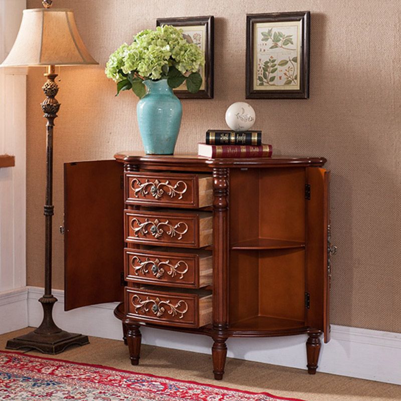 Solid Wood Storage Chest Dresser Traditional Storage Chest with 3/4/5 Drawers