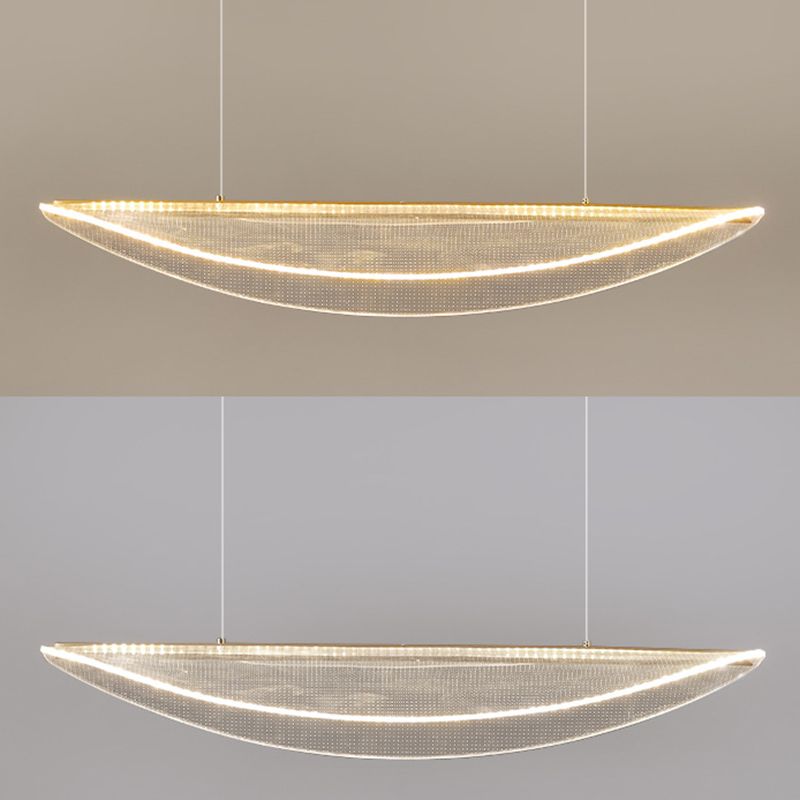 Lampadario geometrico lampadario moderno illuminazione isola metallo 1 luci dell'isola luminosa in nero