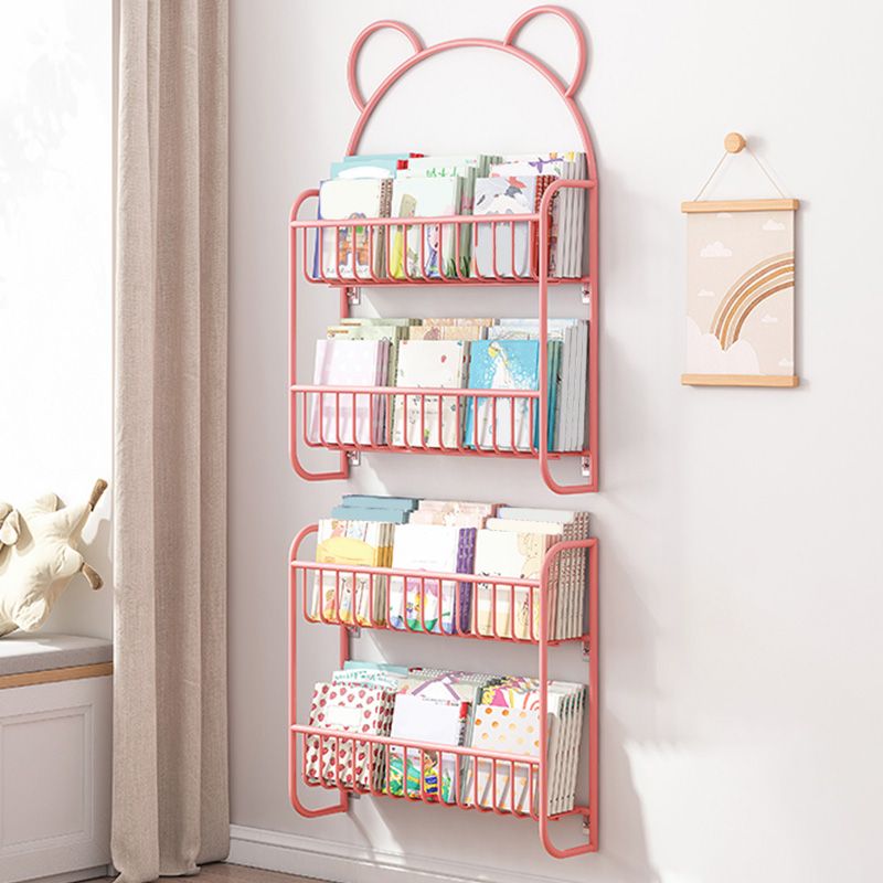 Wall Mounted Metal Bookshelf Children's Picture Book Display Rack