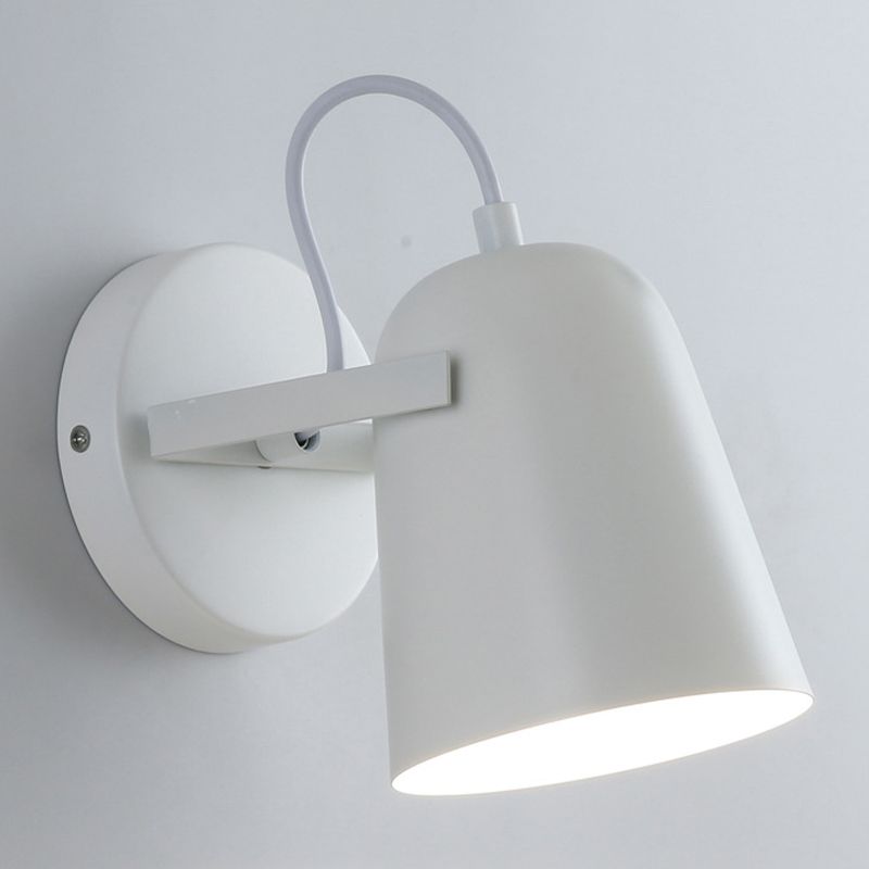 Modern Elongated Dome Shape Wall Sconce Lights Metal 1 Light Wall Light for Living Room