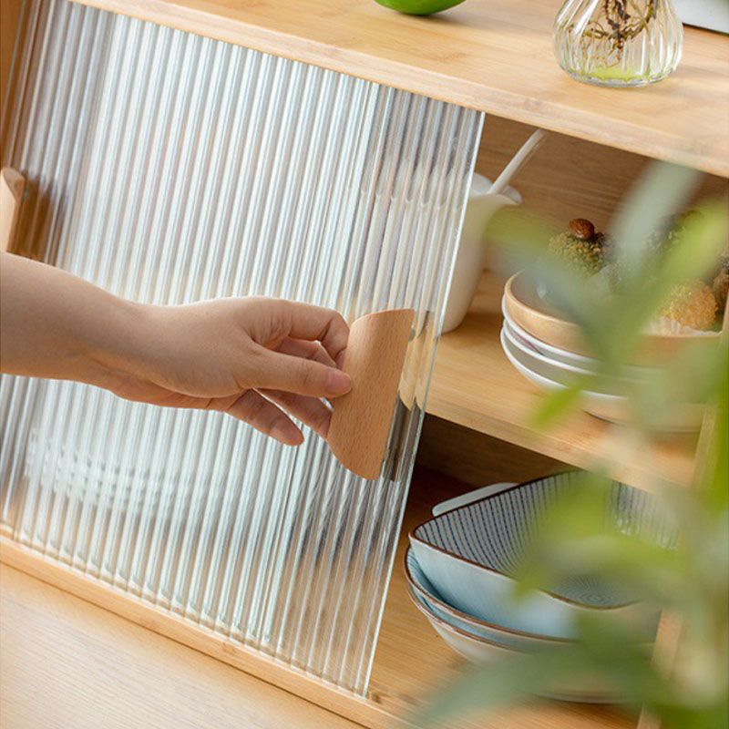 Contemporary Side Board Engineered Wood Sideboard with Sliding Door for Dining Room