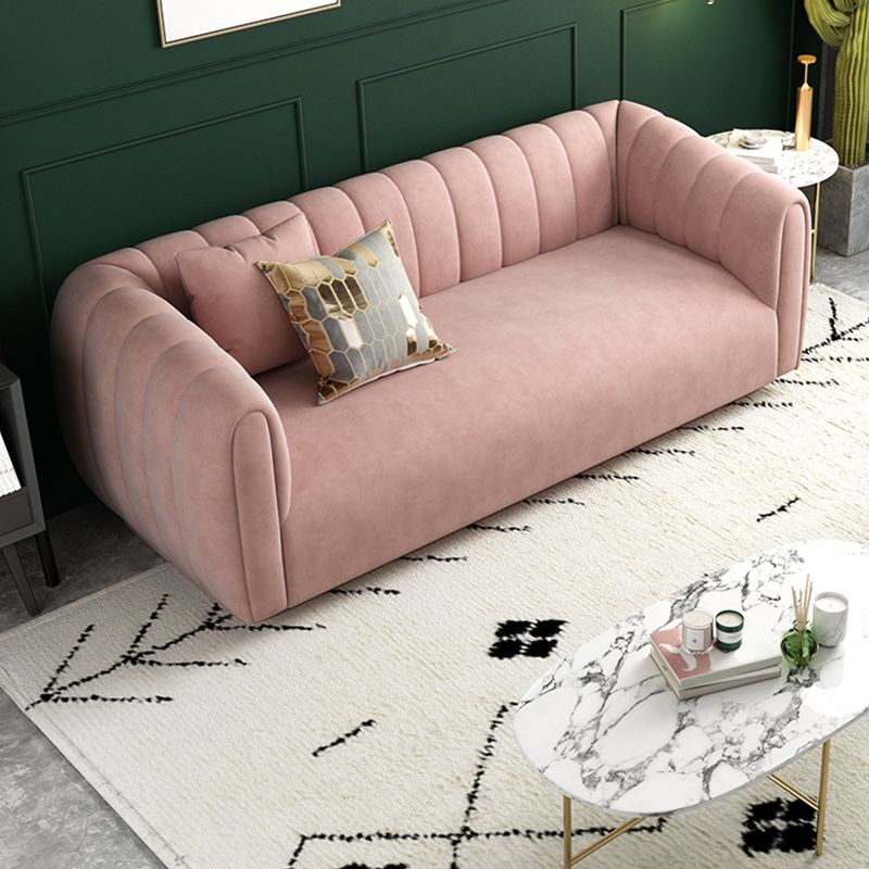 Sewn Pillow Back Sofa for Living Room 33.46" Wide 31.5" High