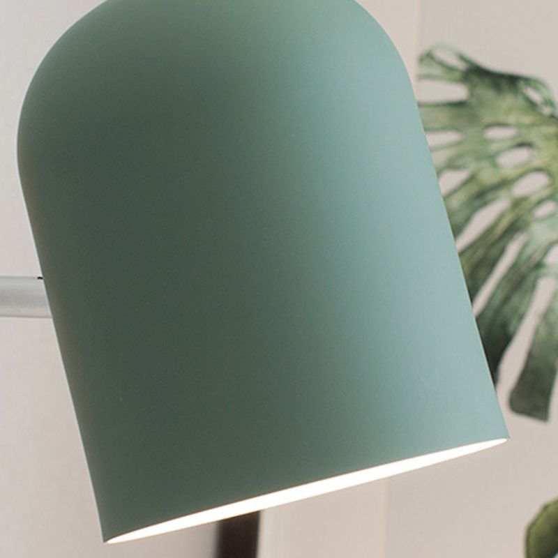 Nordic 1 - Light Wall Sconce Iron and Wood Adjustable Wall Fixture in Multi Colors