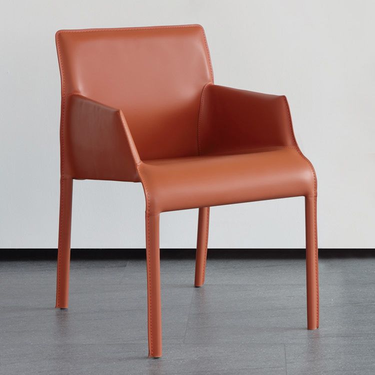 Fauté de salle à manger moderne en cuir faux