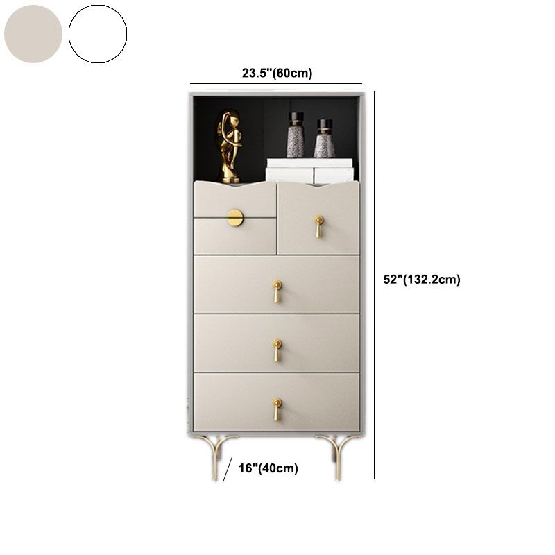 15.6-inch Width Glam Dresser Manufactured Wood Storage Chest