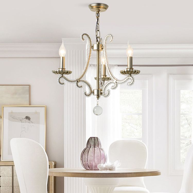 Luminaires de lustre aux bougies de style américain