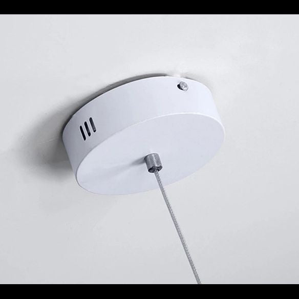 Lámpara de suspensión LED redonda de luz acrílica ultrafina para el cargo