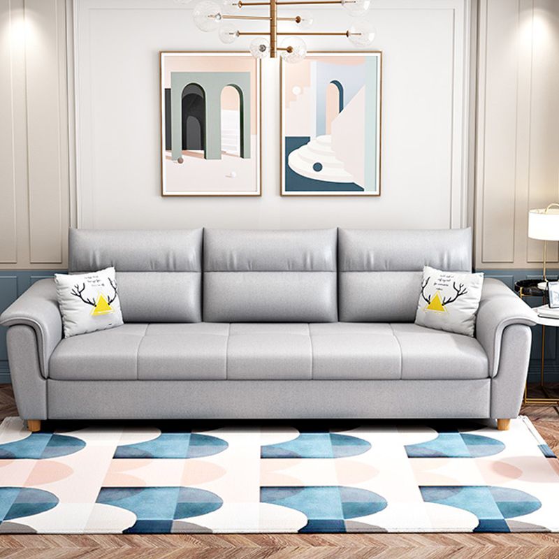 33" Wide Contemporary Sleeper Sofa Futon Gray Storage Sleeper Sofa