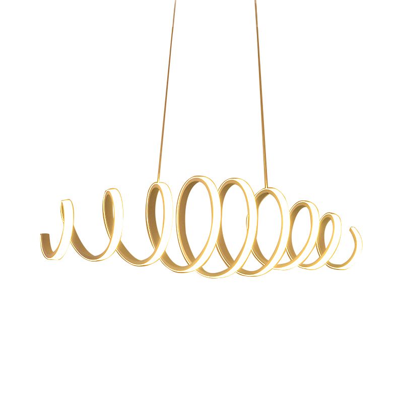 Frühlings Acryl -Drop -Anhänger Leuchten Modernismus 27,5 "/39" breites LED -weißer Hang Deckenleuchte