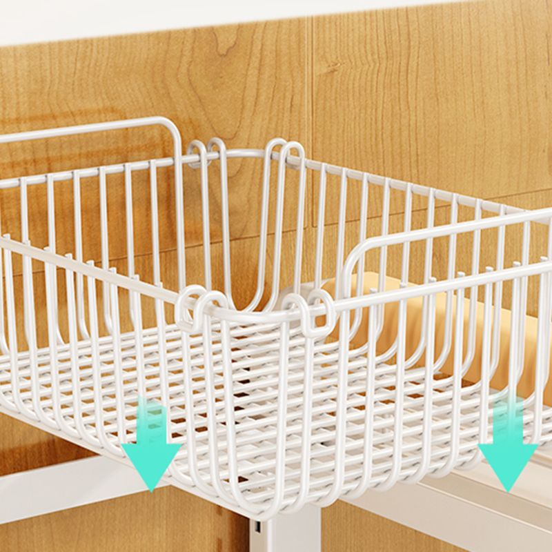 Contemporary Open Back Bookshelf Metal Vertical Bookcase for Office