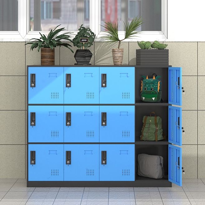 Steel Non-Hanging Storage Cabinet Modern Cabinet with Hinged Doors