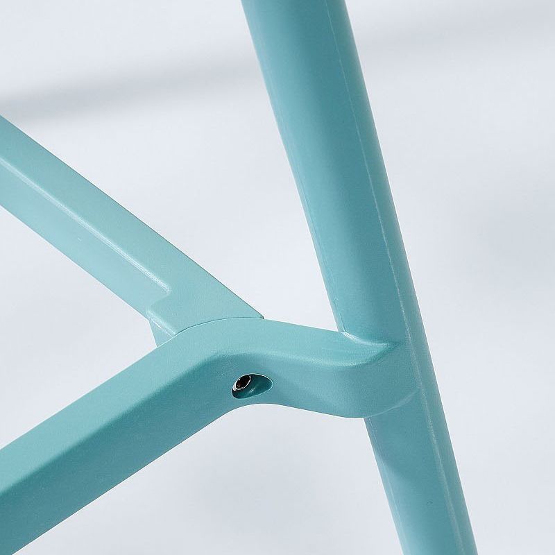Contemporary Bar-stool Plastic Counter Bar Stool with Plastic Legs for Home