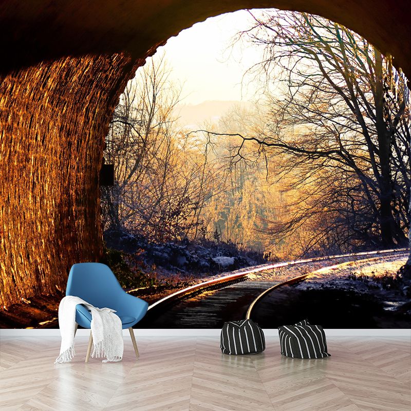 Full Size Wall Mural Decal 3D Art Illusion Wall Decor for Sitting Room