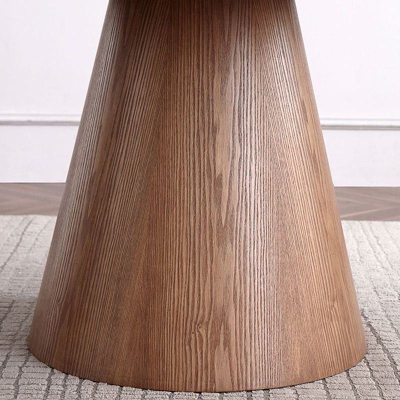 Round Dining Table Set 1/4/5/7 Pcs Solid Wood Dining Table and Chairs